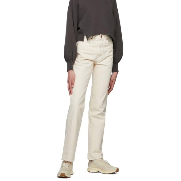 SLVRLAKE Beige Straight Jeans Size 26 - Picture 1 of 8